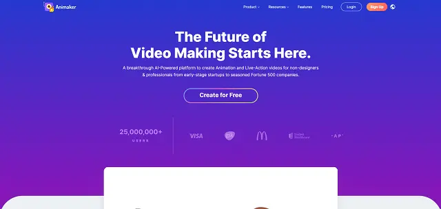 Animaker Video Editing Tool