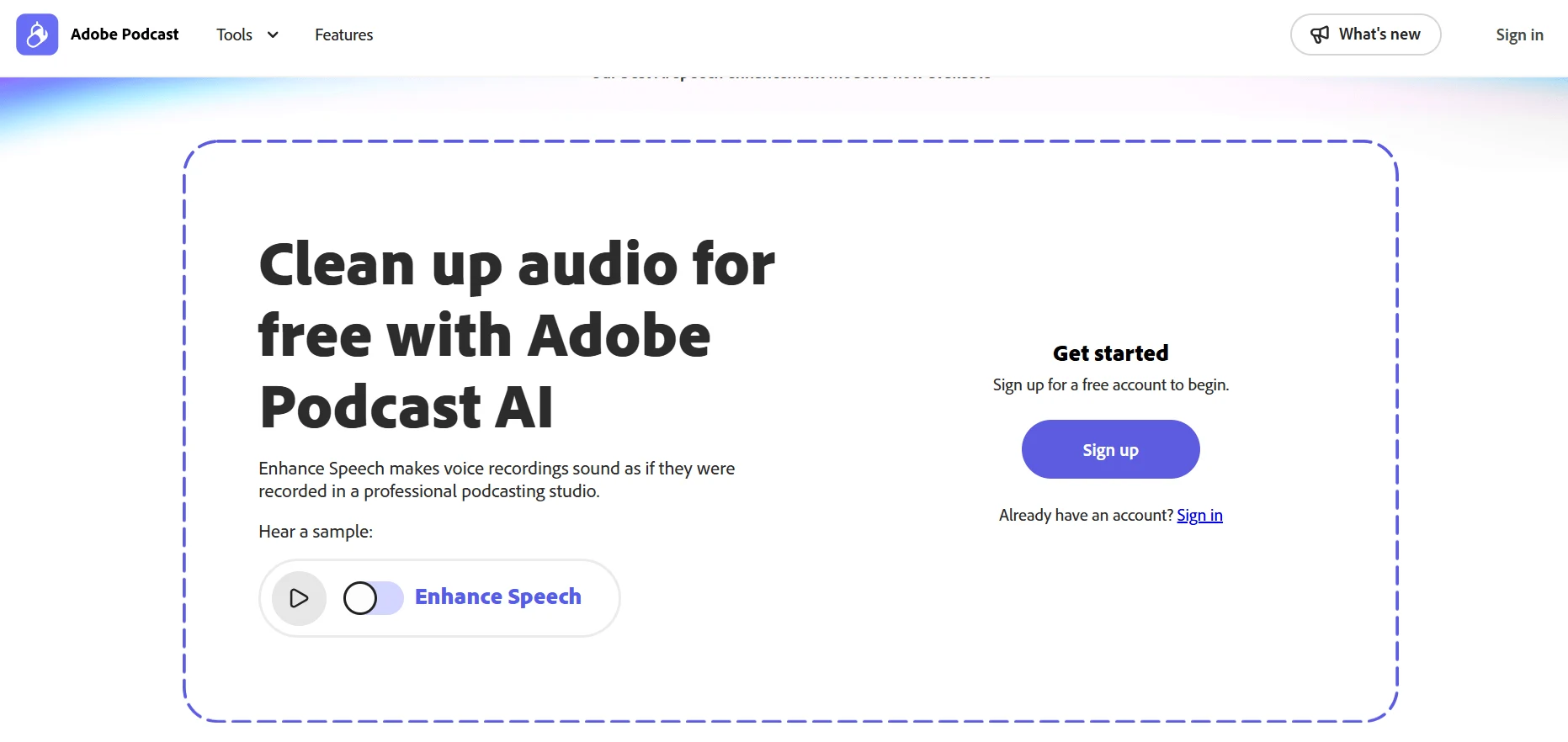 enhance speech feature-image